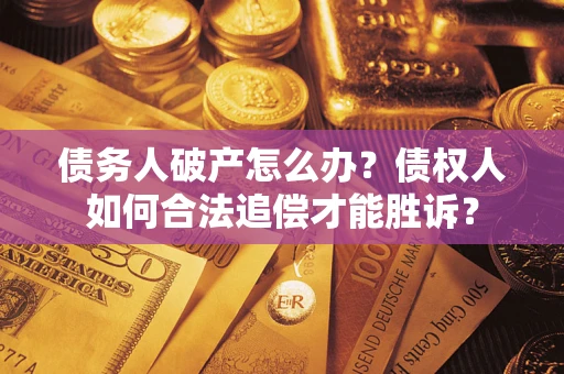 济南债务人破产怎么办？债权人如何合法追偿才能胜诉？