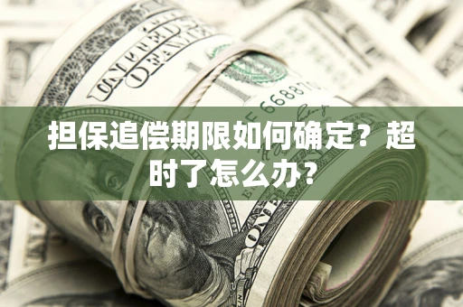济南担保追偿期限如何确定？超时了怎么办？