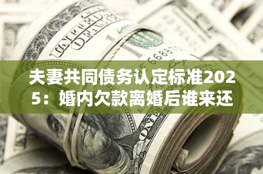 济南夫妻共同债务认定标准2025:婚内欠款离婚后谁来还? 济南夫妻共同债务认定标准2025:婚内欠款离婚后谁来还?