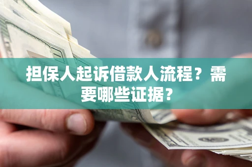 济南担保人起诉借款人流程？需要哪些证据？