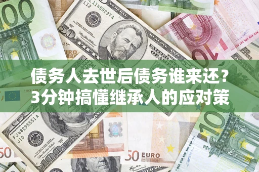济南债务人去世后债务谁来还？3分钟搞懂继承人的应对策略